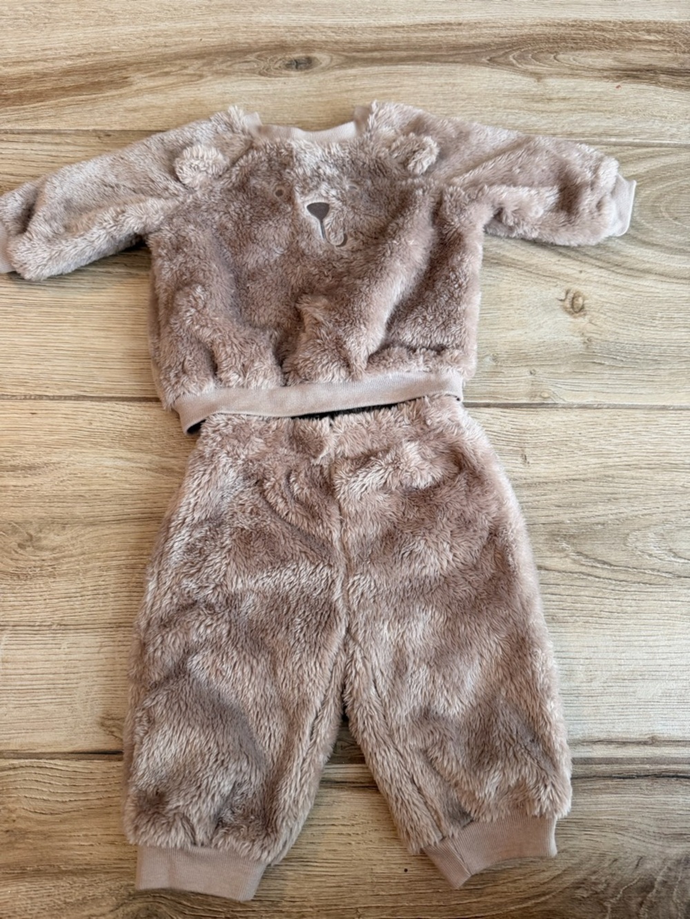GAP Plush Bear Two-Piece Set in Light Brown